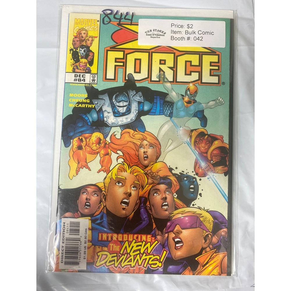 Marvel Comics X-Force #84 Dec 1998 Introducing The New Deviants Jim Cheung Art